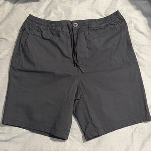 Stance Black Flat Front Men's Shorts